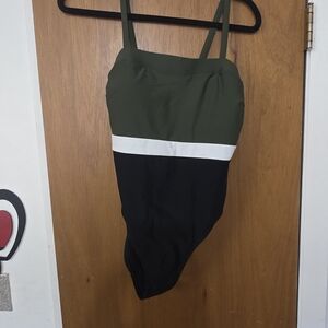 Kids Green and Black One Piece
